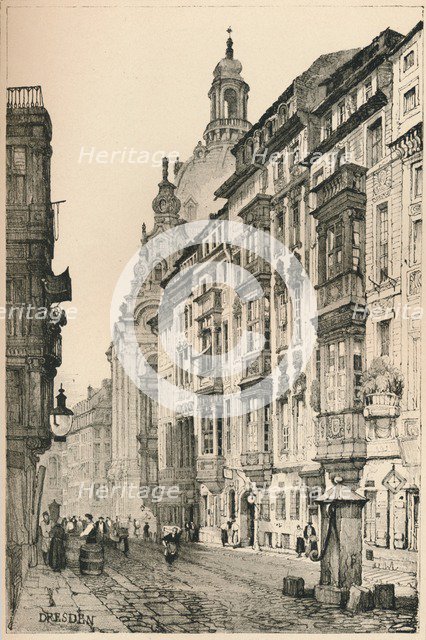 'Dresden', c1820 (1915). Artist: Samuel Prout.