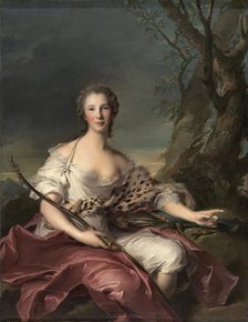 Portrait of Madame Bouret as Diana, 1745. Creator: Jean-Marc Nattier.