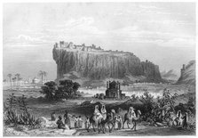 The hill fortress of Gwalior, India, c1860. Artist: Unknown