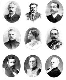 Various portraits, 1898.  Creators: Henry Joseph Whitlock, Elliott & Fry, Alice Hughes, Lock & Whitfield, Lombardi & Co.