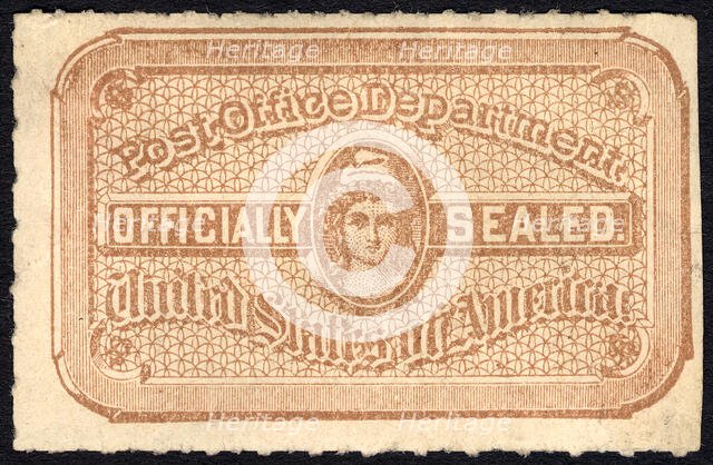 Post Office seal, 1892. Creator: National Bank Note Company.