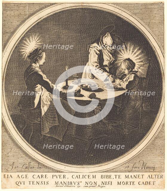 The Holy Family at Table, c. 1628. Creator: Jacques Callot.