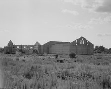 Remains of sawmill in Fullerton, Louisiana, 1937. Creator: Dorothea Lange.