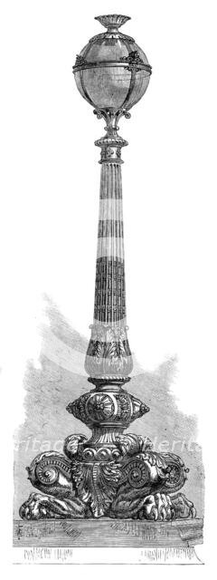 Lamp on the Thames Embankment, 1870. Creator: Unknown.