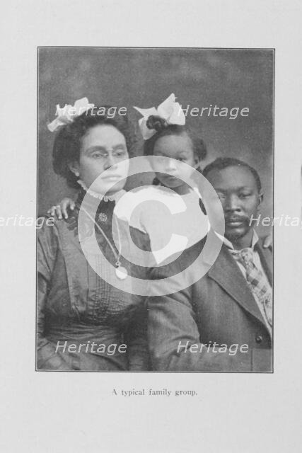 A typical family group, 1916. Creator: Unknown.