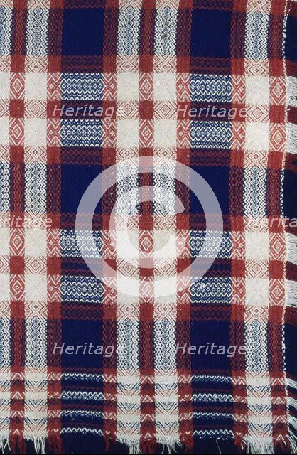 Coverlet, Ohio, 1840. Creator: Unknown.