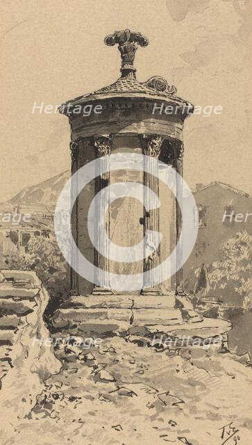 Monument of Lysicrates, 1890. Creator: Themistocles von Eckenbrecher.