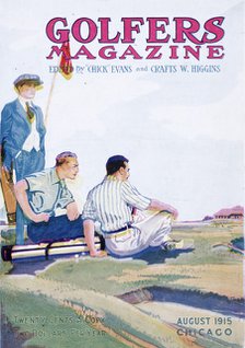 Cover of Golfers Magazine, American, August 1915. Artist: Unknown