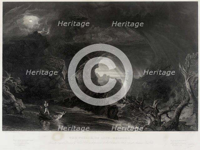 Voyage of Life: Manhood, between 1849 and 1850. Creator: James Smillie.