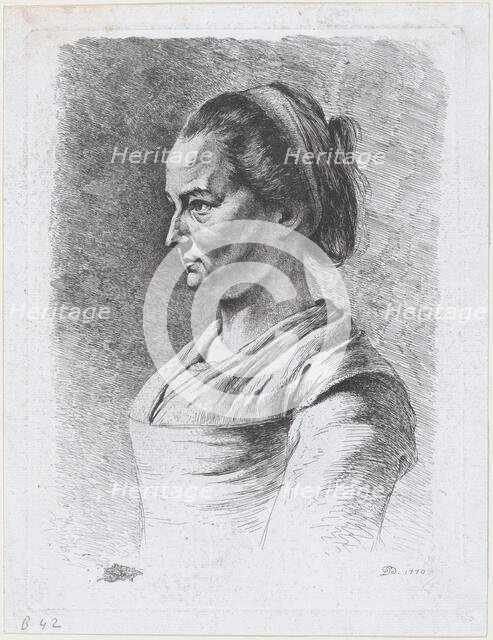 The Children's Nurse Josephine, 1770. Creator: Jean-Jacques de Boissieu.