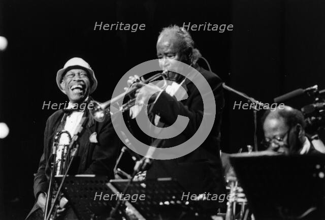 Clark Terry,  Harry "Sweets" Edison, Al Grey, North Sea Jazz Festival, The Hague, the Netherlands, 1 Creator: Brian Foskett.