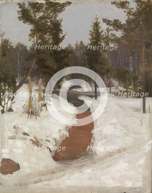 Winter Landscape, 1903. Creator: Il'ya Repin.