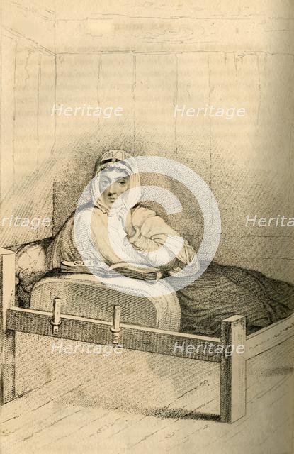 'Ann Moore, the fasting woman of Tutbury', 1822.  Creator: Robert Cooper.