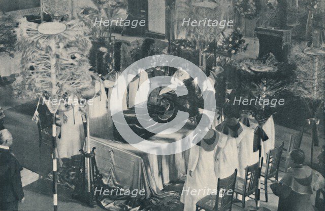 'Royal State and Panoply of Priceless Feathers for the Last of His Line', c1935. Artist: LW DeVis-Norton.