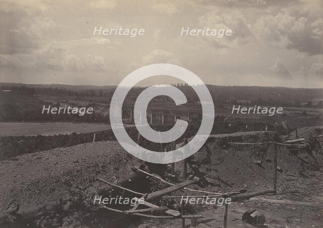 South Bank of the Chattahoochie, Georgia, 1860s. Creator: George N. Barnard.