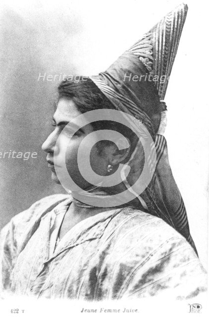 Young Jewish woman, North Africa, c1930. Artist: Unknown