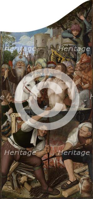 Altarpiece of the Joiners' Guild. The Martyrdom of Saint John the Baptist, 1511. Creator: Massys, Quentin (1466-1530).