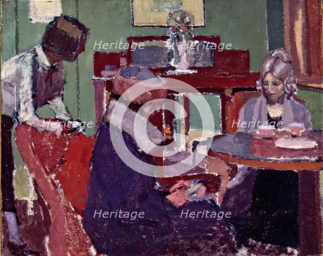 The Tea Party, 1919. Creator: Malcolm Drummond.