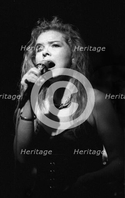 Caprice Fox, New York Voices, Ronnie Scott’s Jazz Club, Soho, London, 9.89. Creator: Brian O'Connor.