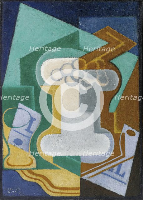 Glass and fruits, 1920.