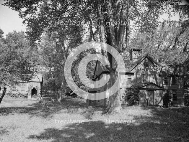 Alcott house [Orchard House] and School of Philosophy, Concord, Mass., between 1900 and 1906. Creator: Unknown.