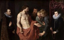 The Incredulity of Saint Thomas (The Rockox Triptych) , Between 1613 and 1615. Creator: Rubens, Pieter Paul (1577-1640).