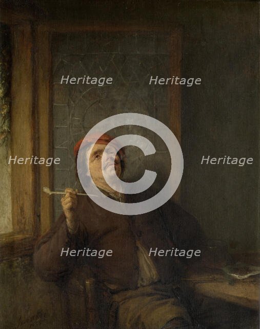 The Smoker, 1655. Creator: Adriaen van Ostade.