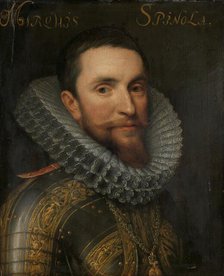 Portrait of Ambrogio Spinola (1569-1630), c.1609-c.1633. Creator: Workshop of Michiel Jansz van Mierevelt.