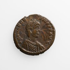 Centenionalis with Theodosius I, A.D. 379-395. Creator: Unknown.