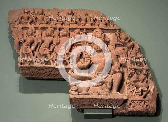 Lintel with Shiva and Subsidiary Deities, between c.850 and c.900. Creator: Unknown.