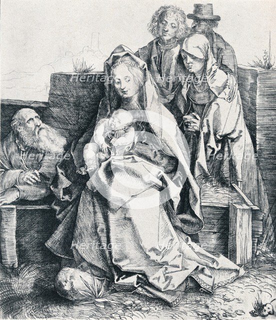 'The Holy Family with St John, the Magdalene and Nicodemus', 1512 (1906). Artist: Albrecht Durer.