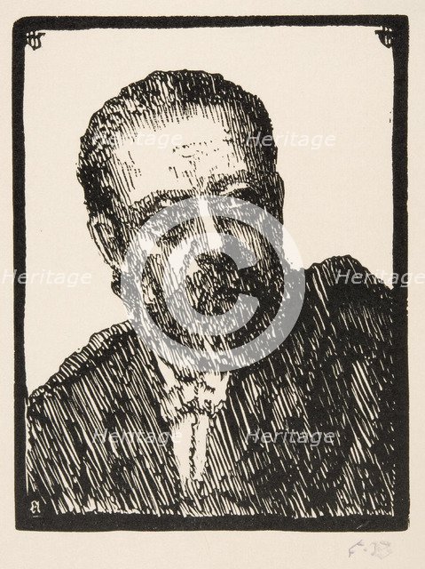 Portrait of Bedrich Smetana (1824-1884). Artist: Bilek, Frantisek (1872-1941)