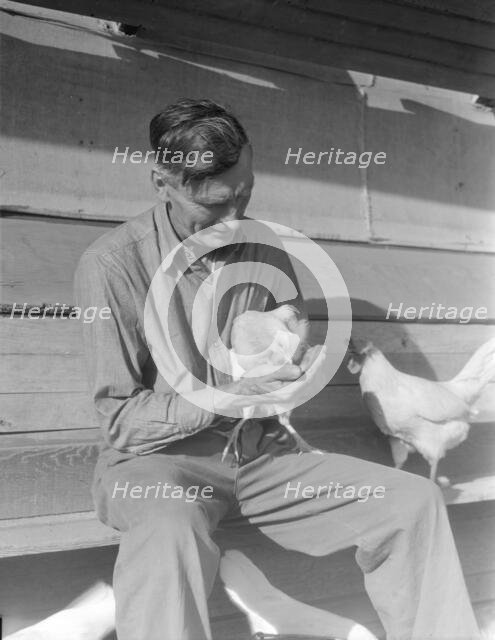 Rural rehabilitation client, San Fernando Valley, California, 1936. Creator: Dorothea Lange.