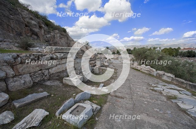 The Sacred Way, Eleusis, Greece. Artist: Samuel Magal