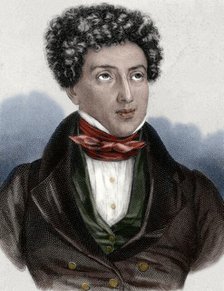 Alexandre Dumas (1802-1870), French writer, 19th century. Creator: Unknown.