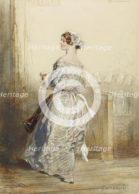 The Barmaid, 1847-1851. Creator: Paul Gavarni.