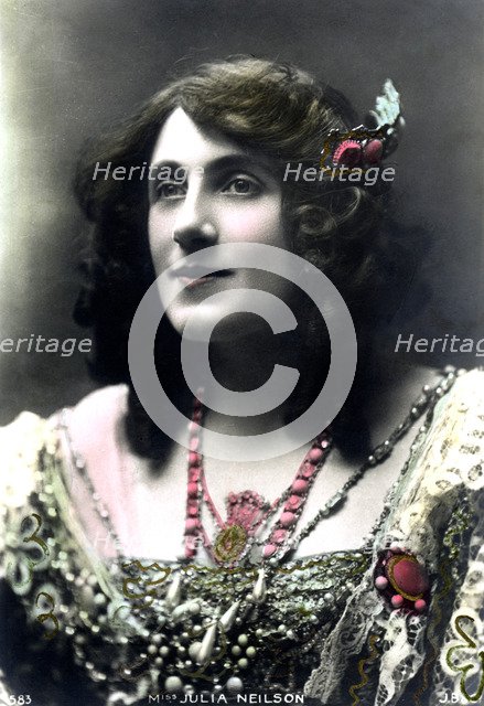 Julia Neilson (1868-1957), English actress, early 20th century.Artist: J Beagles & Co