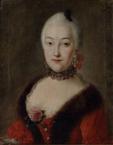 Portrait of Countess Yekaterina Lobanova-Rostovskaya (1735-1802), 18th century. Artist: Anonymous  