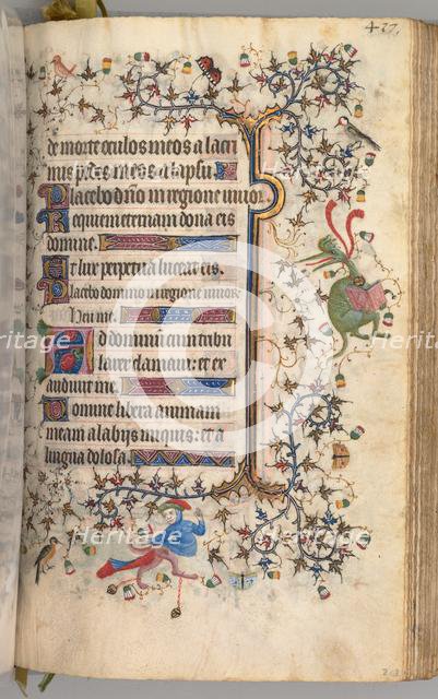 Hours of Charles the Noble, King of Navarre (1361-1425): fol. 203r, Text, c. 1405. Creator: Master of the Brussels Initials and Associates (French).