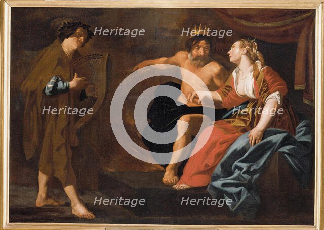 Orpheus, Pluto and Proserpina. Creator: Moeyaert, Claes Cornelisz. (1592-1655).