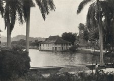 'Der See von Kand mit dem Bibliotheksgebaude des Tempels des Heiligen Zahnes', 1926. Artist: Unknown.
