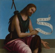 Saint John the Baptist (High Altarpiece, Oratory of S. Pietro in Vincoli), 1505. Artist: Costa, Lorenzo (1460-1535)