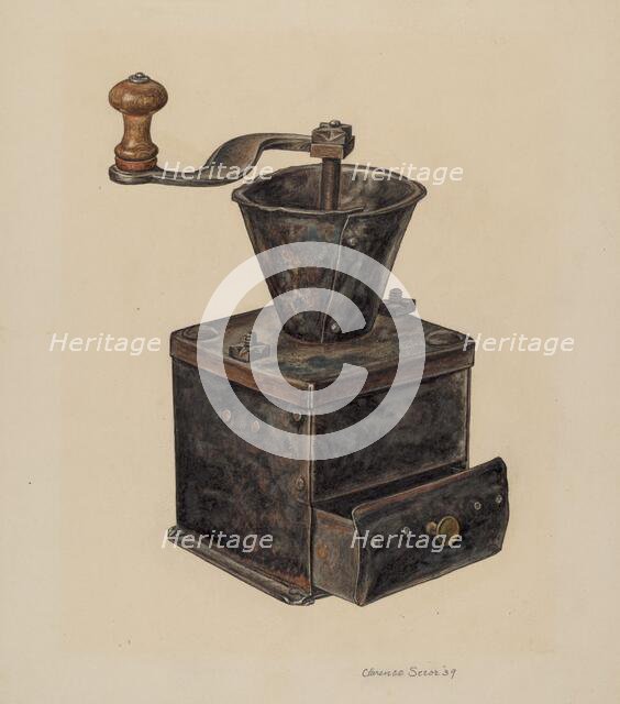 Coffee Mill, 1939. Creator: Clarence Secor.