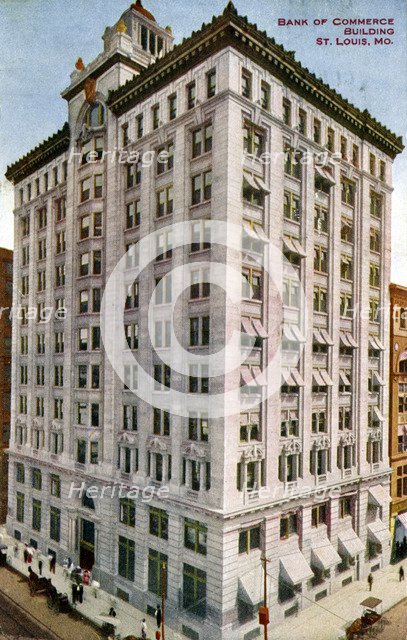 Bank of Commerce Building, St Louis, Missouri, USA, 1910. Artist: Unknown