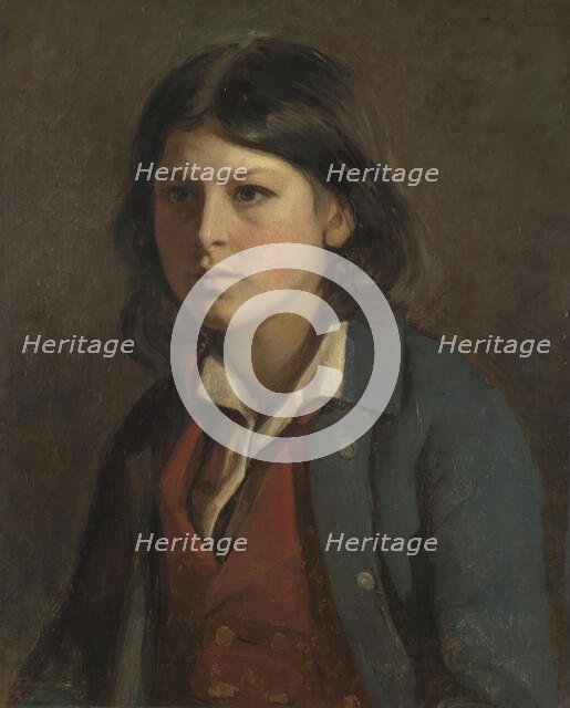 Study of the Model Carminello, probably between 1860 and 1862. Creator: Sophie Ribbing.