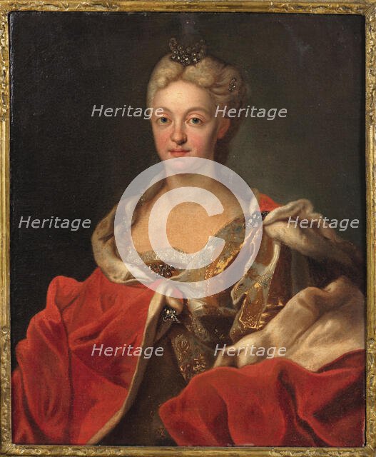 Portrait of Maria Amalia of Austria (1701-1756), Holy Roman Empress, 18th century. Creator: South German master (16th century).