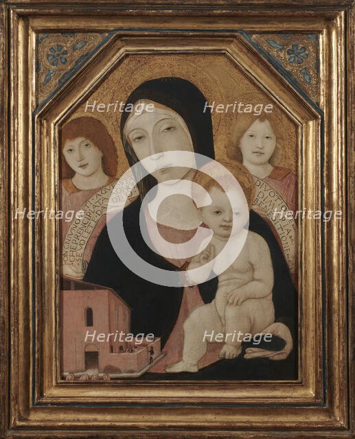 Virgin And Child With Two Angels, c1480.  Creator: Matteo di Giovanni.