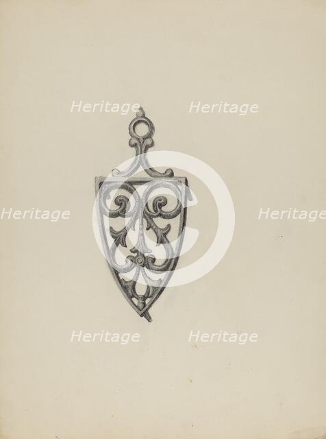 Iron Stand, c. 1938. Creator: Roy Weber.