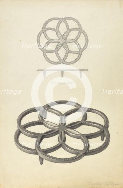 Trivet, c. 1939. Creator: Charles Cullen.