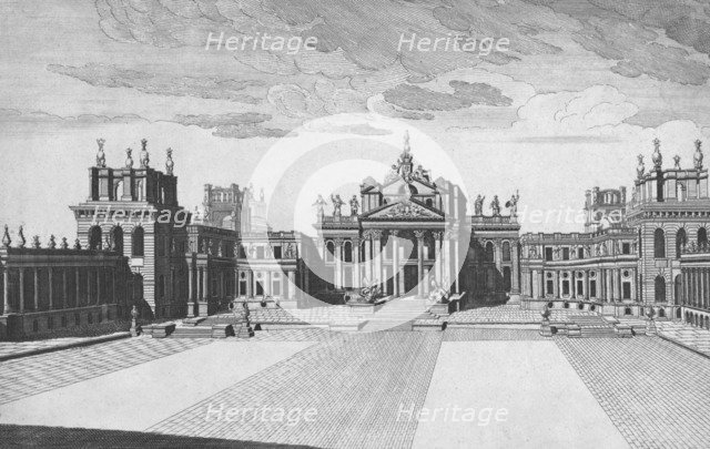 Blenheim Palace, Woodstock, Oxfordshire, mid 18th century. Artist: James Mynde.